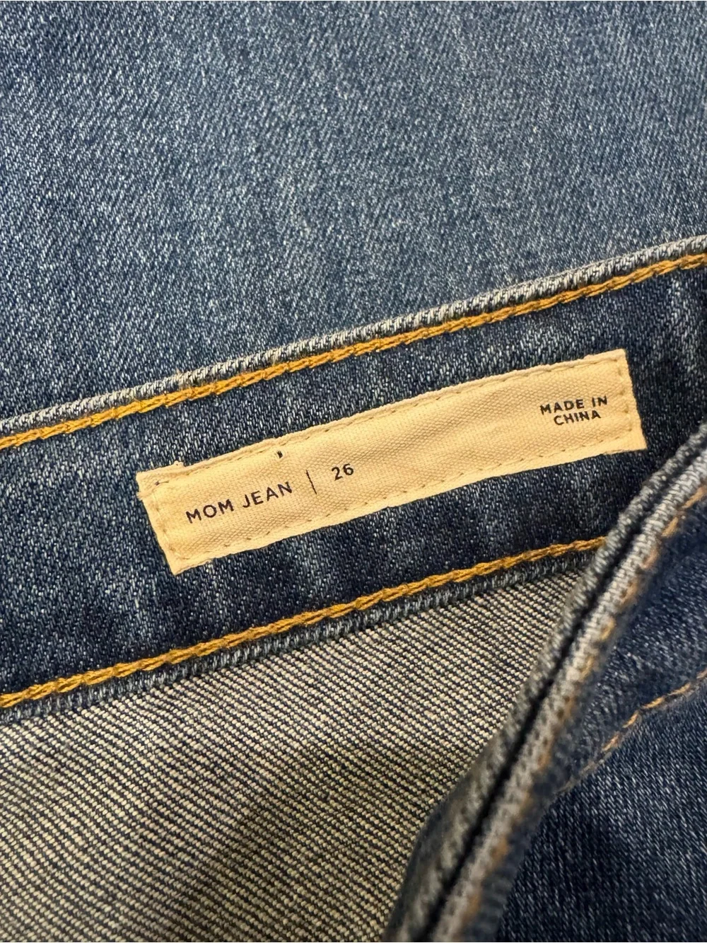 PacSun Women's Size 26 NWT Blue Denim Mom Jeans High Rise Casual 90's Y2K